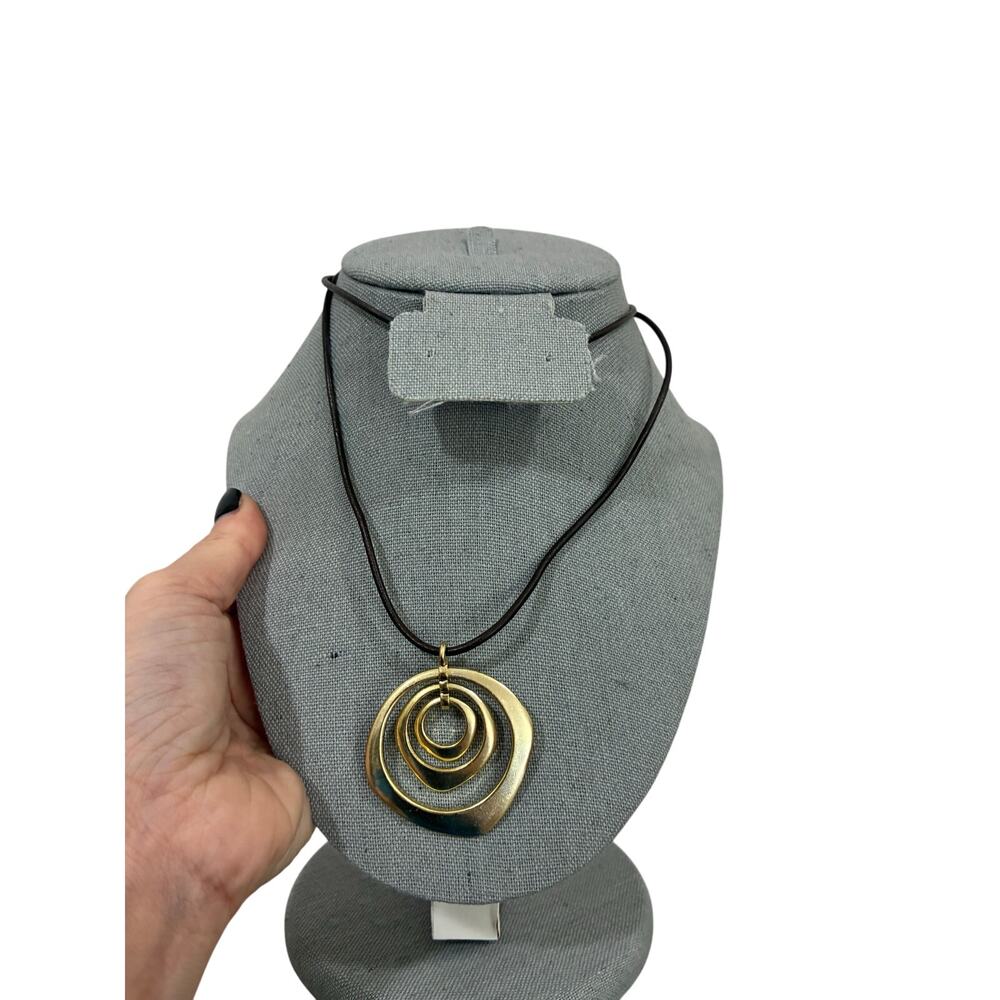 Necklace Vintage Boho Style Multilayer Pendant Jewelry for Women Adjustable Cord